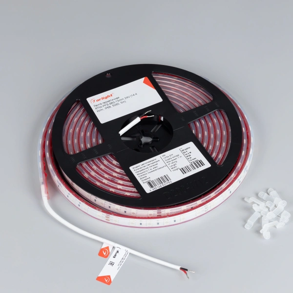 Светодиодная Лента герметичная RTW-PFS-B60-13mm 24V Blue (14.4 W/m, IP68, 5060, 5m) (Arlight, 14.4 Вт/м, IP68)
