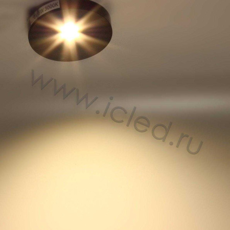 Светильник мебельный JH-MZTD-107 black B447 (220V, 5W, warm white)