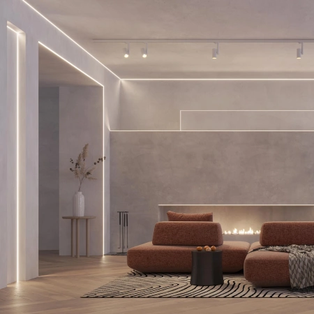 Профиль DECORE-S6-INT-COMFORT-2000 ANOD внутренний (Arlight, Алюминий)