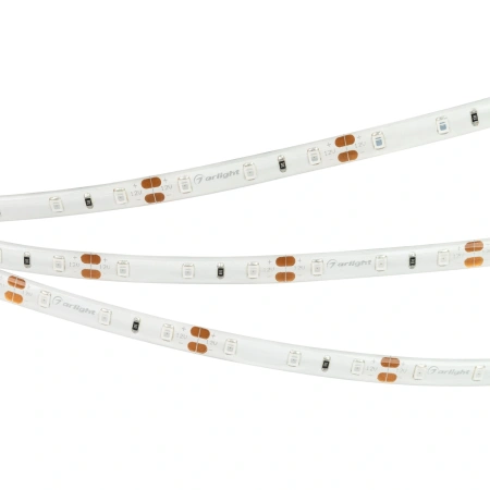 Светодиодная Лента герметичная RTW-SE-A60-8mm 12V Yellow (4.8 W/m, IP65, 2835, 5m) (Arlight, -)