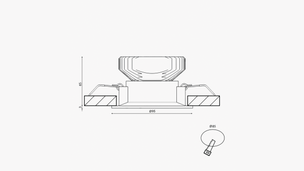 Корпус светильника COMBO-43