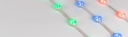 Модуль управляемый SOLEX-SPI-3535-3-12V RGB 120deg (D30x16mm, 0.75W, IP67) (Arlight, Пластик, 3 года)