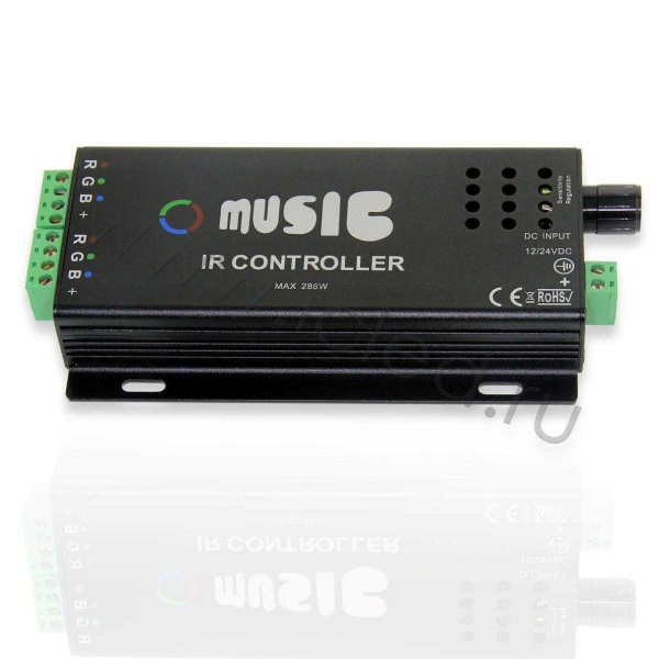 Аудиоконтроллер RGB IR24K P14 (12-24V, 120-240W)