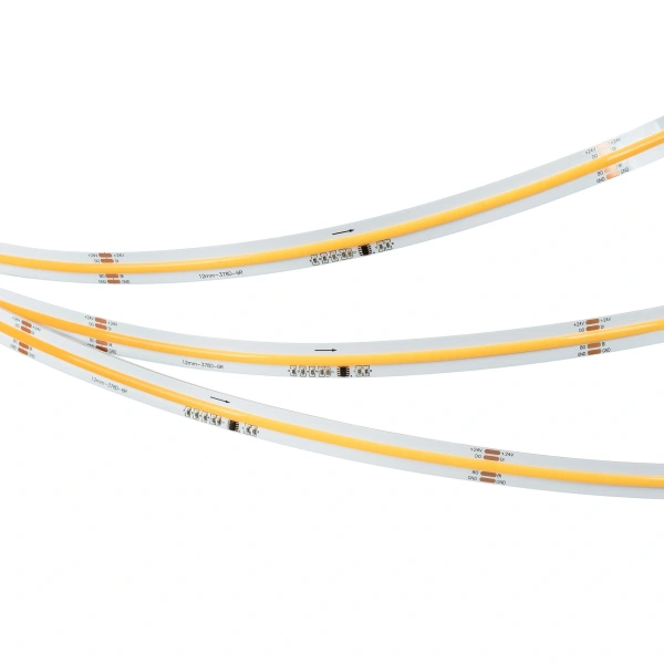 Светодиодная Лента SPI-COB-X378-12mm 24V Warm2700-PX63-BPT (7 W/m, IP20, 5m) (Arlight, бегущий огонь)