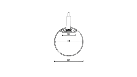 Профиль алюминиевый SWG PRO PT60-2.5