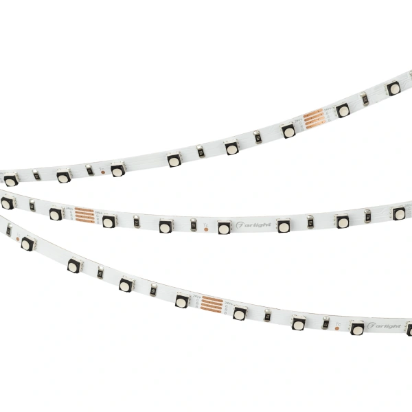 Светодиодная Лента MINI-60-24V RGB 5mm (3535, 5m, LUX) (Arlight, 6 Вт/м, IP20)