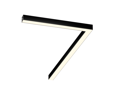 Светильник Угол S50 (RAL9005 1250x1250mm LT70 — 3K 52W)