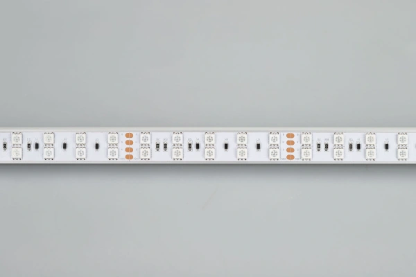 Светодиодная Лента RT 2-5000 36V RGB 2X2 (5060, 600 LED, LUX) (Arlight, 26 Вт/м, IP20)
