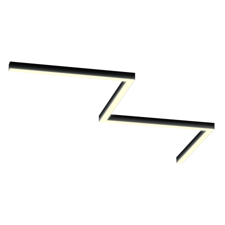 Светильник ЗигЗаг S50 (RAL9003 4x651mm-135 LT70 — 4K 54W)