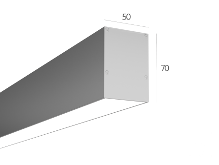 Линейный светильник LINE5070П (RAL9005 3000mm LT70 — 3K 98W)
