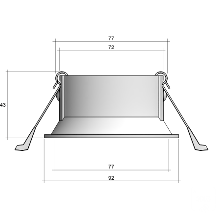 Светильник POINT Twist (RAL9003 — GU10)