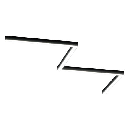 Светильник ЗигЗаг S50 (RAL9003 4x651mm-135 LT70 — 4K 54W)