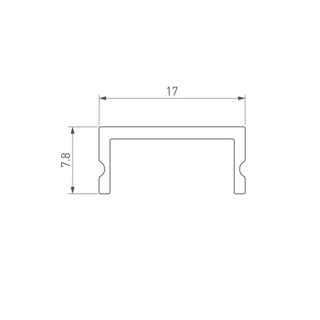Экран SL-W17-3000 OPAL (Arlight, Пластик)