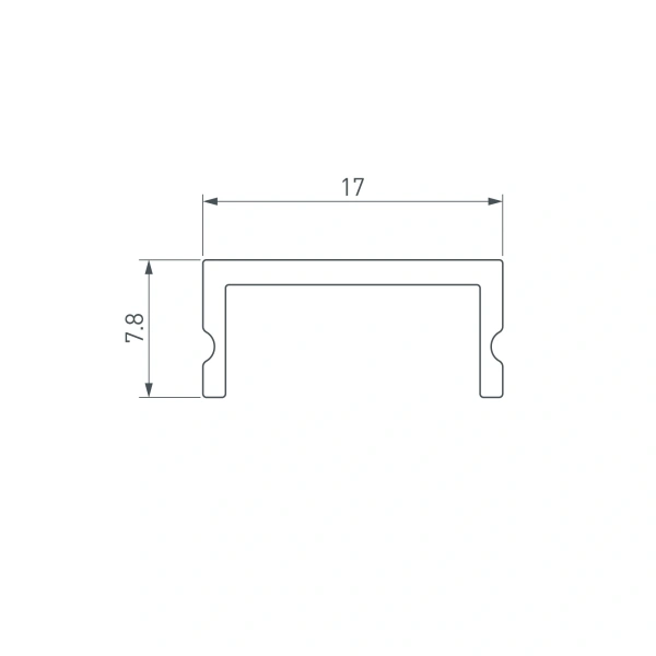 Экран SL-W17-10000 OPAL (Arlight, Пластик)