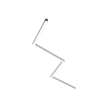 Светильник ЗигЗаг S50 (RAL9003 4x651mm-135 LT70 — 4K 54W)