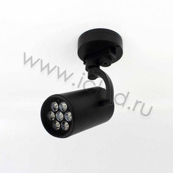 База для трековых светильников 2L круглая NX45 (однофазная, 2 провода, черная)