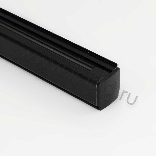 Трек для спотов 4L 1,5м 4X5 (''трехфазный'', 4 провода, черный)