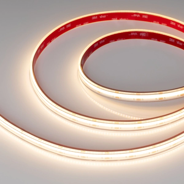 Светодиодная Лента герметичная COB-PS-X640-12mm 24V White-MIX (23 W/m, IP67, CSP, 5m) (Arlight, Изменяемая ЦТ)