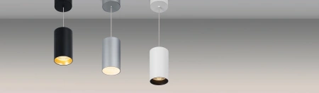 Светильник подвесной SP-POLO-R85-2-15W Day White 40deg (White, Black Ring) (Arlight, IP20 Металл, 3 года)