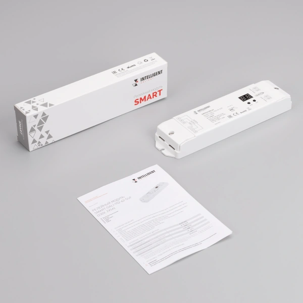 INTELLIGENT ARLIGHT Релейный модуль SMART-DALI-702-62-SUF (230V, 2x5A) (IARL, IP20 Пластик, 5 лет)