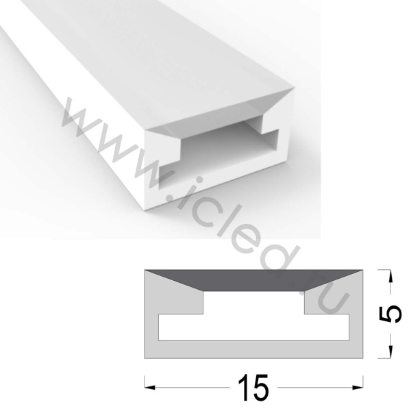 Cиликоновая оболочка T0515 S3 (15*5mm, pcb 12mm)