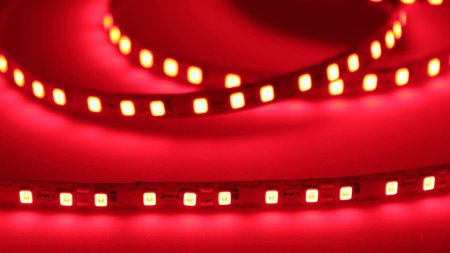 Светодиодная лента S-образная 2835, 120led/m, red, 12V, IP20, BA3