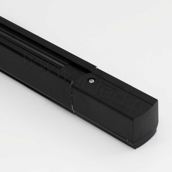 Трек для спотов 4L 1,5м 4X5 (''трехфазный'', 4 провода, черный)