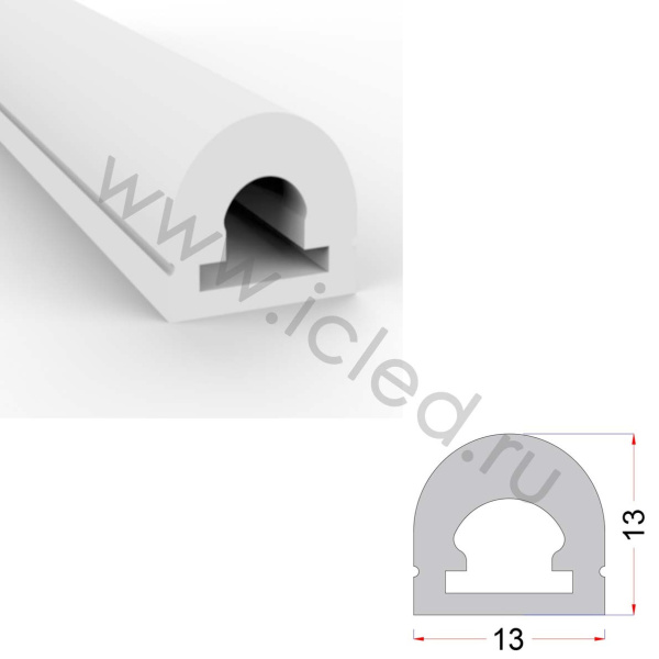 Cиликоновая оболочка T1313 S17 (13*13mm, pcb 8mm)
