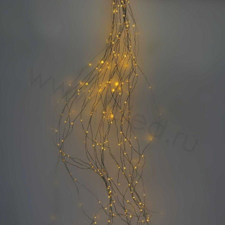 Светодиодная гирлянда Капелька (350Led, Yellow)