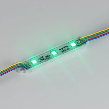 Модуль управляемый SPI-B3 12V RGB-RAM (0.6W, IP66, 120 deg) (Arlight, Пластик, 3 года)