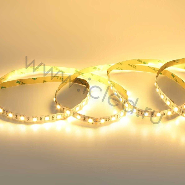 Светодиодная лента Standart class, 5050, 60led/m, Warm White, 24V, IP20, G63