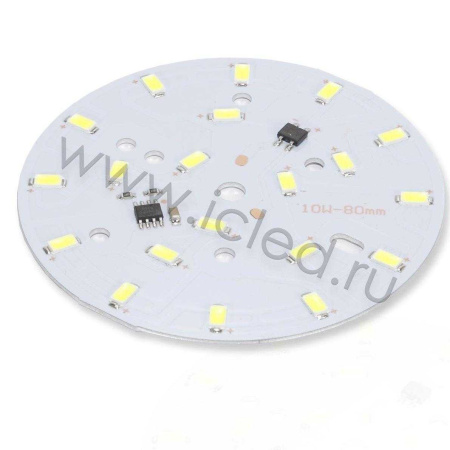 Светодиодная матрица 5730, 20 led, 220V, 10W, Ф80mm, D148, white