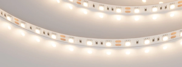 Светодиодная Лента RT-B60-10mm 12V Warm3000 (14.4 W/m, IP20, 5060, 5m) (Arlight, 14.4 Вт/м, IP20)