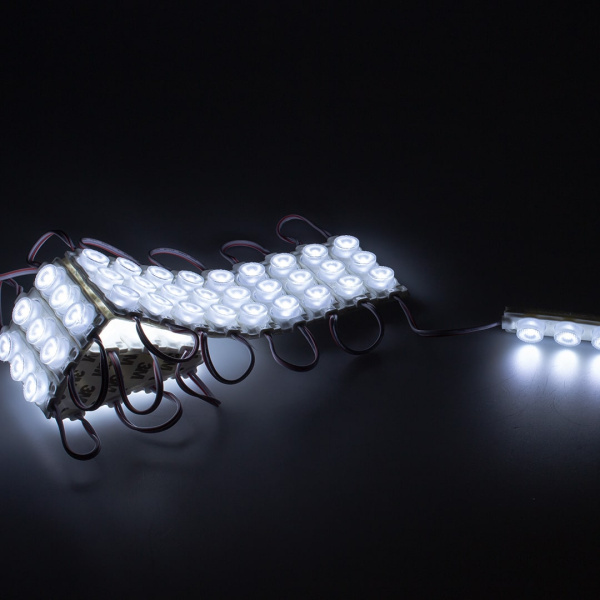 Светодиодный модуль 3030-3 mod50 (12V, 3W, 140deg, 260Lm, cool white)