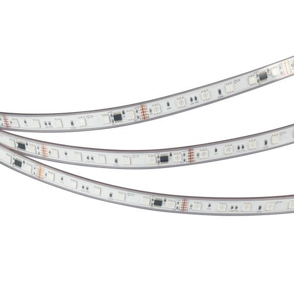 Светодиодная Лента герметичная DMX-PFS-B60-12mm 24V RGB-PX6 (14 W/m, IP68, 5060, 5m) (Arlight, -)