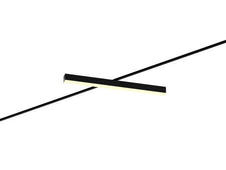 Трековый светильник 6063 5050 TR4 (RAL9005 750mm LT70 — 3K 28W)