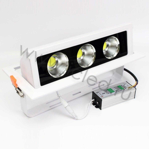 Светодиодный светильник встраиваемый JH-DDD-20W3 VG5 (60W, 220V, white)