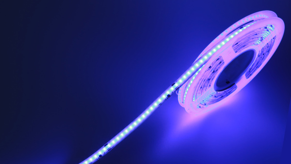 Лента светодиодная SPI WS2811, COB 480 LED/м, 12 Вт/м, 24В, IP20, Цвет: RGB