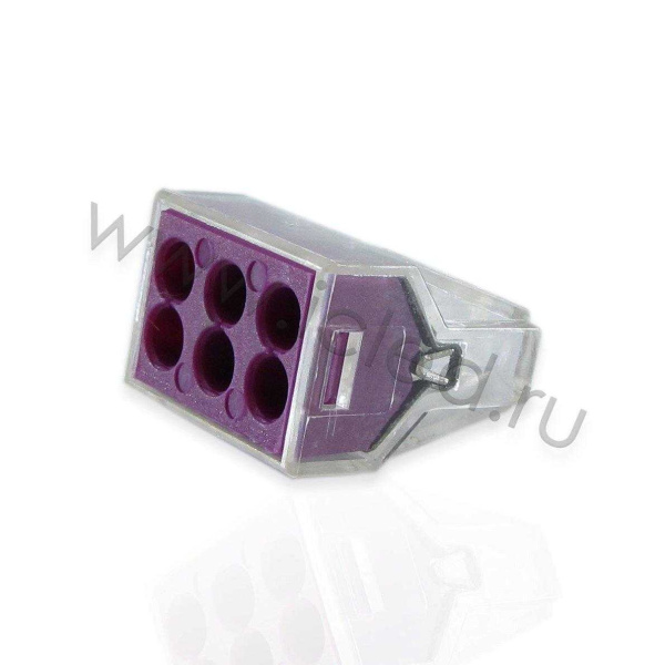 Клеммник 6 самозажимной (серия 773)