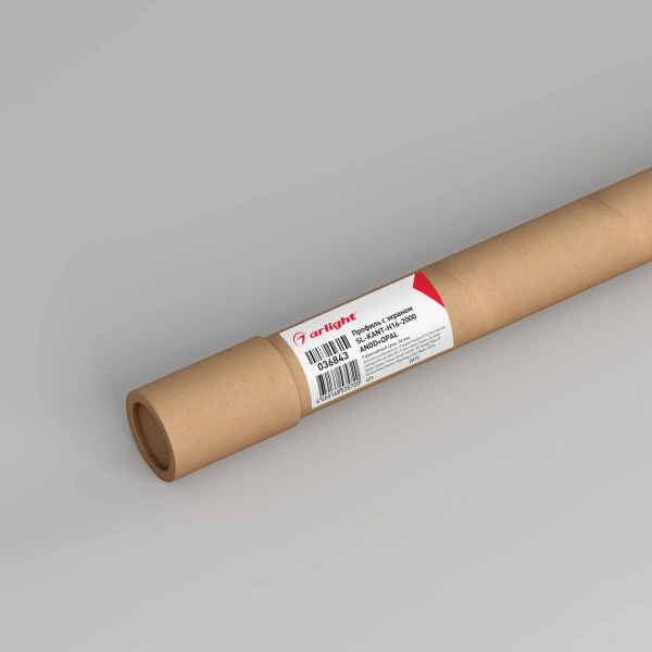 Профиль с экраном SL-KANT-H16-2000 ANOD+OPAL (Arlight, Алюминий)