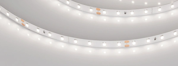 Светодиодная Лента RT-A80-8mm 24V Day5000 (6 W/m, IP20, 2835, 50m) (Arlight, 6 Вт/м, IP20)