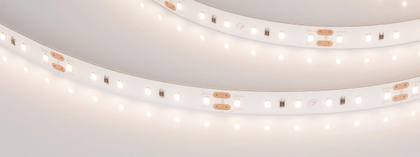 Светодиодная Лента MICROLED-M120-8mm 24V Warm3500 (6.5 W/m, IP20, 2216, 5m) (Arlight, Открытый)