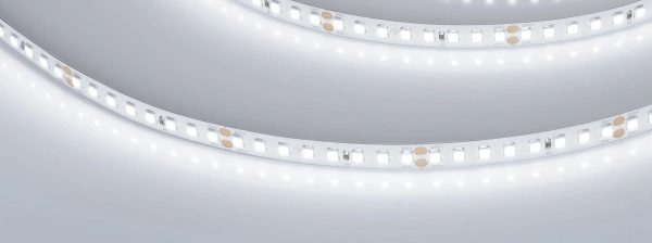 Светодиодная Лента RT-A160-8mm 24V White6000 (12 W/m, IP20, 2835, 5m) (Arlight, высок.эфф.150 лм/Вт)