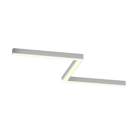 Светильник ЗигЗаг S50 (RAL9003 4x651mm-135 LT70 — 4K 54W)