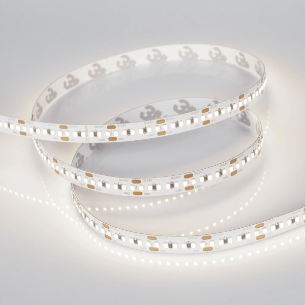 Светодиодная Лента MICROLED-5000 24V Day4000 8mm (2216, 300 LED/m, LUX) (Arlight, 8 Вт/м, IP20)