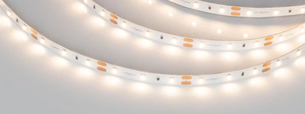 Светодиодная Лента NT-A60-8mm 12V Warm3000 (4.8 W/m, IP20, 3528, 5m) (Arlight, Открытый)