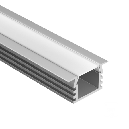 Профиль U-16 12-IN RAL9005 (с экраном) — 2000мм