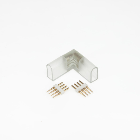 Соединитель угловой LN33 для RGB светодиодного неона 0616