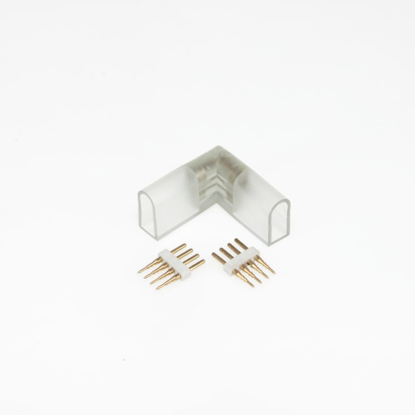 Соединитель угловой LN33 для RGB светодиодного неона 0616