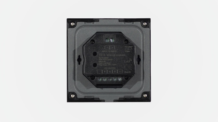 Сенсорная панель T3-1 Black IC48 (12-24V, 3x4A, 3x(48-96), RGB,  RF 2.4GHz)